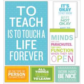 Inspirational Quotes Poster Bulletin Board Set