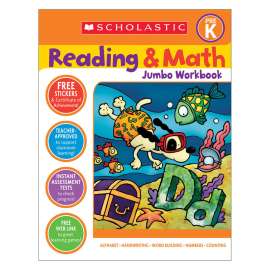Reading & Math Jumbo Workbook: Grade PreK