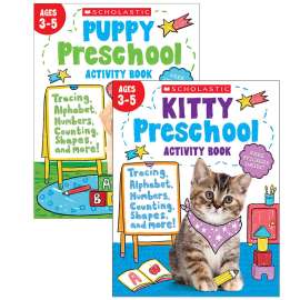 Puppy & Kitty Activity Book Bundle