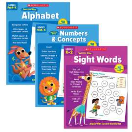 Scholastic Early Learning Success Workbooks, 3 Book Set