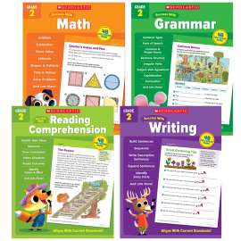Scholastic Second Grade Success Workbooks, 4 Book Set