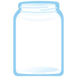 Notepad, Jar, Large, 5" x 7", 50 Sheets