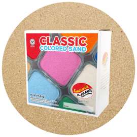 Classic Colored Sand, Beach, 25 lb (11.3 kg) Box