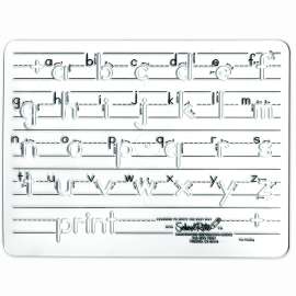 Handwriting Instruction Guide Template, Lowercase Manuscript