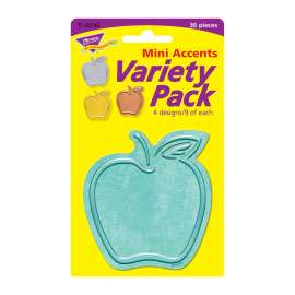 I ? Metal Apples Mini Accents Variety Pack, 36 ct