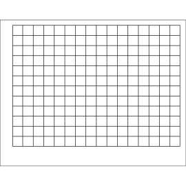 Graphing Grid (1 1/2" Squares) Wipe-Off® Chart, 22" x 28"
