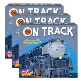 ON TRACK Three Corner Card Game, Pack of 3