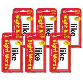 Sight Words В– Level A Pocket Flash Cards, 6 Packs