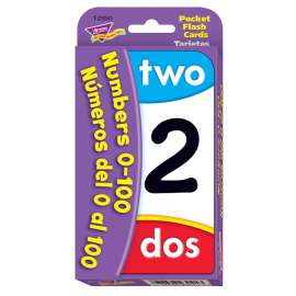 Numbers/NГєmeros del 0 al 100 (EN/SP) Pocket Flash Cards