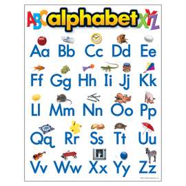 Alphabet Learning Chart, 17" x 22"