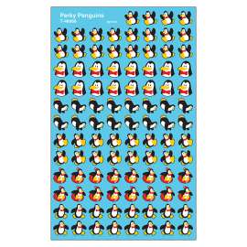 Perky Penguins superShapes Stickers, 800 ct