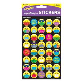 Mask-mojis Large superShapes Stickers, 320 ct.