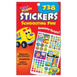 Schooltime Fun Sticker Pad, 738 ct