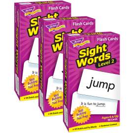 Sight Words В– Level 2 Skill Drill Flash Cards, 3 Packs