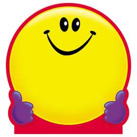 Smiley Face Note Pad-Shaped, 50 sheets