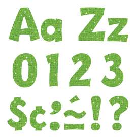Lime Sparkle 4" Playful Combo Ready Letters®