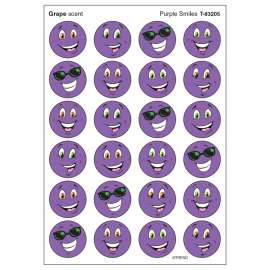 Purple Smiles/Grape Stinky Stickers®, 96 ct.