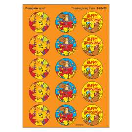 Thanksgiving Time/Pumpkin Stinky Stickers®, 60 ct.