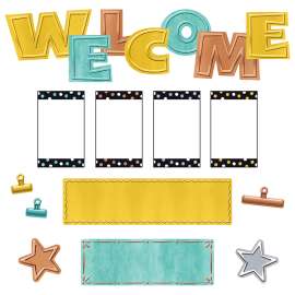 I love Metal WipeOff Welcome Mini Bulletin Board Set