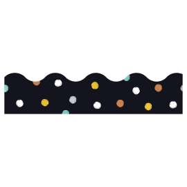 I ? Metal Dots on Black Terrific Trimmers®, 39'