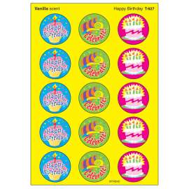Happy Birthday/Vanilla Stinky Stickers®, 60 ct.