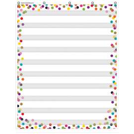 Confetti 10 Pocket Chart, 34" x 44"