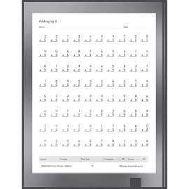 Deluxe Dry-Erase Pocket, For 8-1/2" x 11" Paper, 1 Each