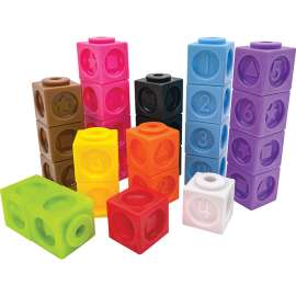 Numbers and Shapes Connecting Cubes, Set of 100