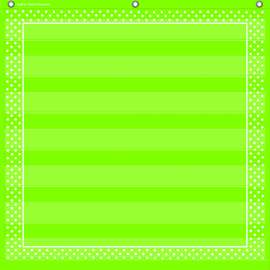 Lime Polka Dots 7 Pocket Chart (28" x 28")