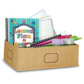 Burlap Design Storage Bin
