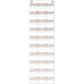 Confetti 10 Pocket File Storage Pocket Chart