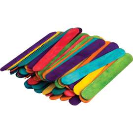 STEM Basics, Multicolor Jumbo Craft Sticks (200)