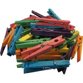 STEM Basics, Multicolor Clothespins (50)