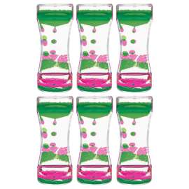 Pink & Green Liquid Motion Bubbler, Pack of 6