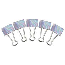 Iridescent Medium Binder Clips