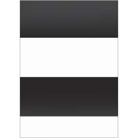 Better Than Paper® Bulletin Board Roll, 4' x 12', Black & White Stripes, 4 Rolls
