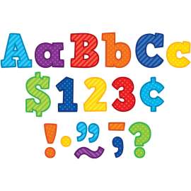 Playful Patterns Bold Block 3" Letters Combo Pack, 443 Pieces