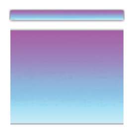 Purple and Blue Color Wash Straight Border Trim, 35 Feet