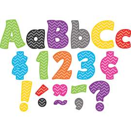 Chevron Funtastic 4" Letters Combo Pack