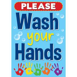 Wash Your Hands Positive Poster