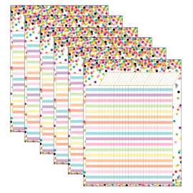 Confetti Incentive Chart, Pack of 6