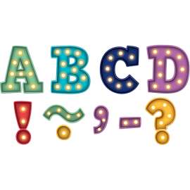 Marquee Bold Block 3" Magnetic Letters, 55 Pieces