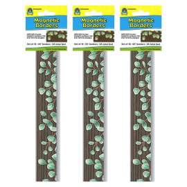 Eucalyptus Magnetic Border, 24 Feet Per Pack, 3 Packs