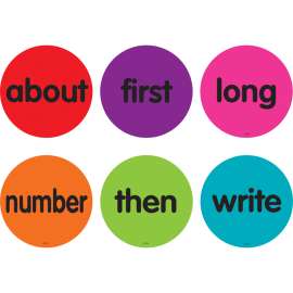 Spot On® Sight Words 51-100 Carpet Markers, 4"