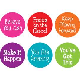 Spot On® Carpet Markers Positive Sayings, 7"