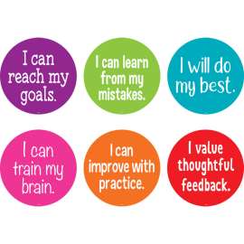 Spot On Carpet Markers Growth Mindset, 7", Pack of 6