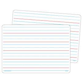 Double-Sided Writing Dry Erase Boards, Pack of 10