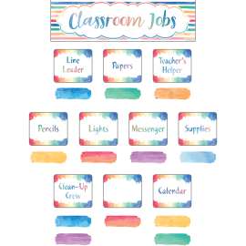 Watercolor Mini Bulletin Board Set