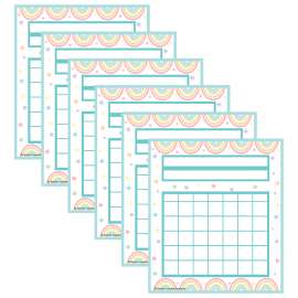 Pastel Pop Incentive Charts, 36 Per Pack, 6 Packs