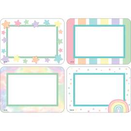 Pastel Pop Name Tags / Labels Multi-Pack, Pack of 36